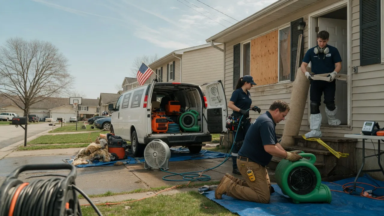 Water Damage Restoration in Mishicot, WI near me